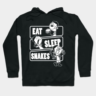 Eat Sleep Snakes - Snake Animal Nature Lovers Gift graphic Hoodie